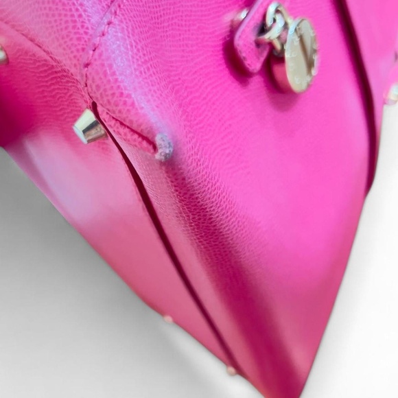 Furla Piper M Dome Handbag in Fuchsia - Picture 10 of 14